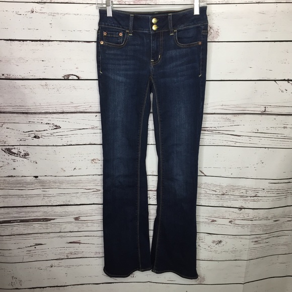 American Eagle Outfitters Denim - AEO denim cafe Artist flare Low Rise jeans